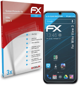 atFoliX FX-Clear Schutzfolie für Wiko View 3