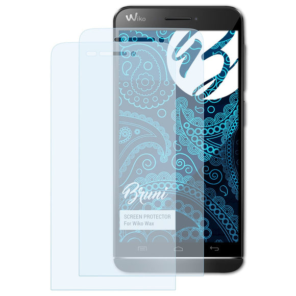 Bruni Basics-Clear Displayschutzfolie für Wiko Wax