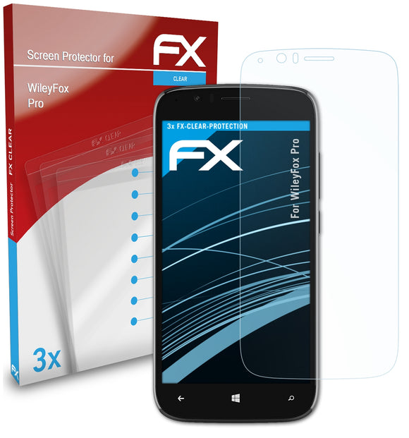 atFoliX FX-Clear Schutzfolie für WileyFox Pro