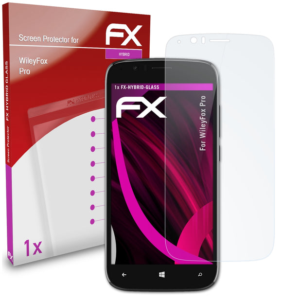 atFoliX FX-Hybrid-Glass Panzerglasfolie für WileyFox Pro
