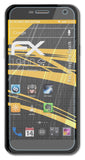 Panzerfolie atFoliX kompatibel mit WileyFox Spark, entspiegelnde und stoßdämpfende FX (3X)