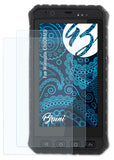 Schutzfolie Bruni kompatibel mit Winmate E500RM9, glasklare (2X)