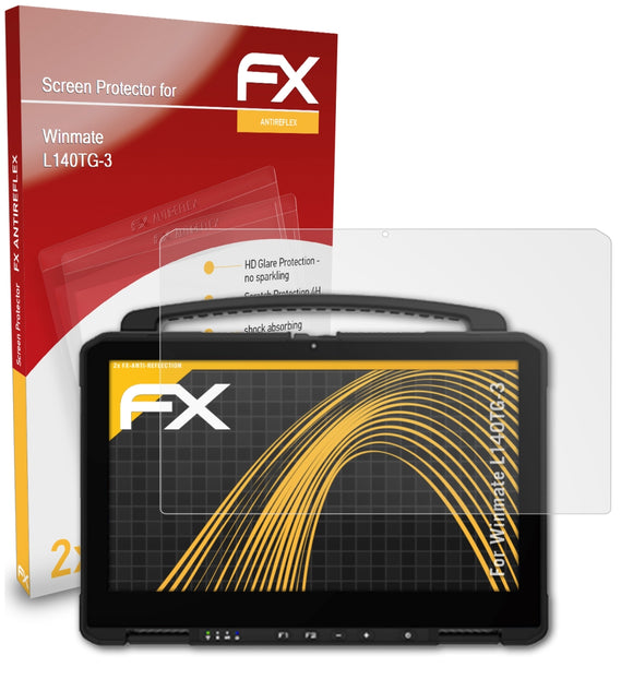 atFoliX FX-Antireflex Displayschutzfolie für Winmate L140TG-3