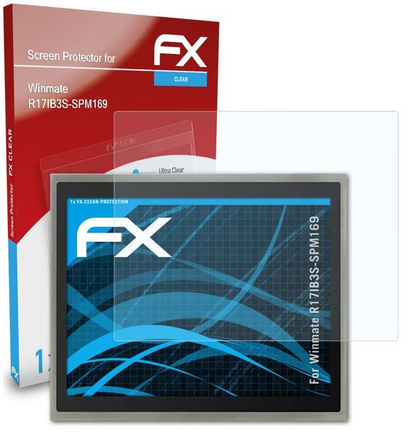 atFoliX FX-Clear Schutzfolie für Winmate R17IB3S-SPM169
