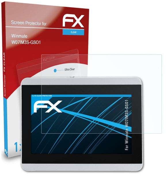 atFoliX FX-Clear Schutzfolie für Winmate W07IM3S-GSO1