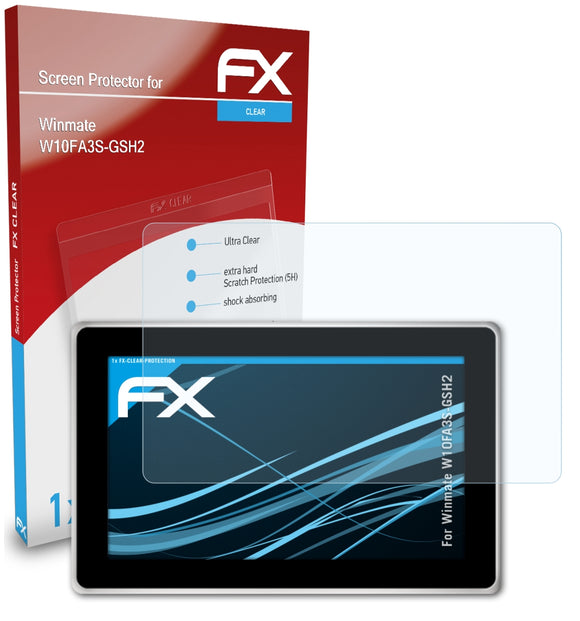 atFoliX FX-Clear Schutzfolie für Winmate W10FA3S-GSH2