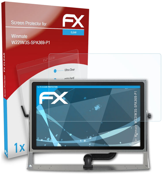 atFoliX FX-Clear Schutzfolie für Winmate W22IW3S-SPA369-P1