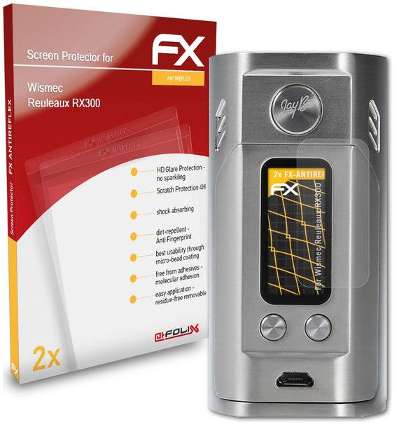 atFoliX FX-Antireflex Displayschutzfolie für Wismec Reuleaux RX300