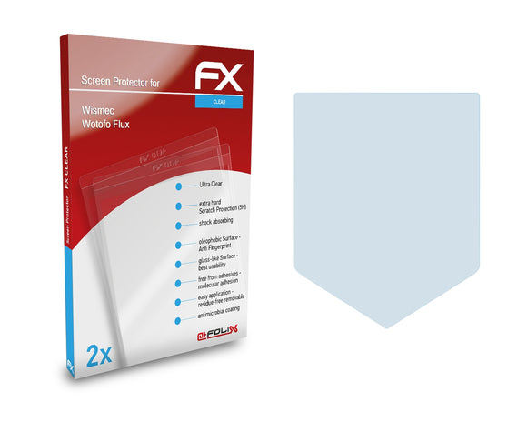 atFoliX FX-Clear Schutzfolie für Wismec Wotofo Flux