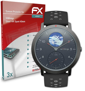 atFoliX FX-ActiFleX Displayschutzfolie für Withings Steel HR Sport (40mm)