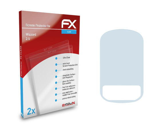 atFoliX FX-Clear Schutzfolie für Wizzard 2.5