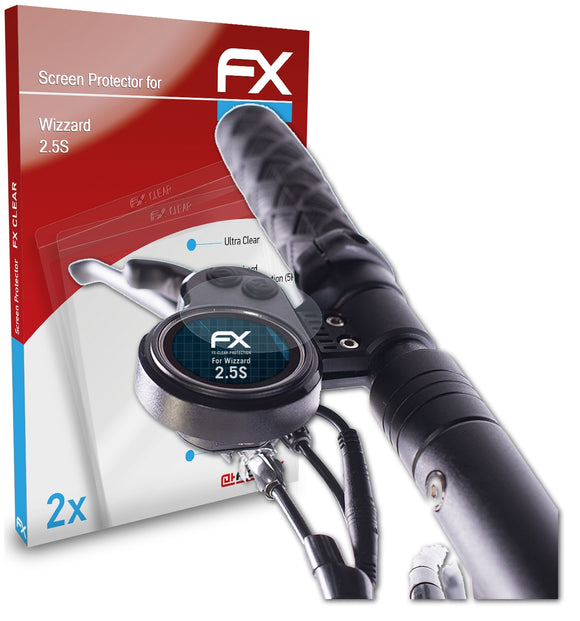 atFoliX FX-Clear Schutzfolie für Wizzard 2.5S