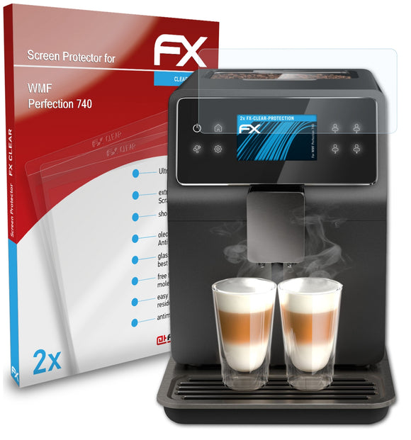 atFoliX FX-Clear Schutzfolie für WMF Perfection 740