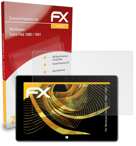 atFoliX FX-Antireflex Displayschutzfolie für Wortmann Terra Pad 1060 / 1061