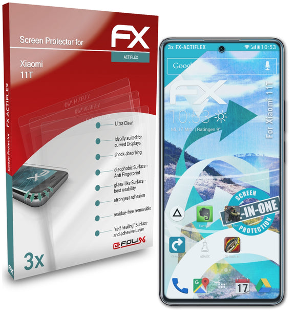 atFoliX FX-ActiFleX Displayschutzfolie für Xiaomi 11T