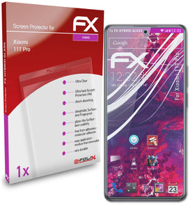 atFoliX FX-Hybrid-Glass Panzerglasfolie für Xiaomi 11T Pro