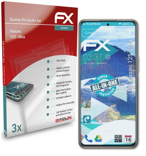 atFoliX FX-ActiFleX Displayschutzfolie für Xiaomi 12S Ultra