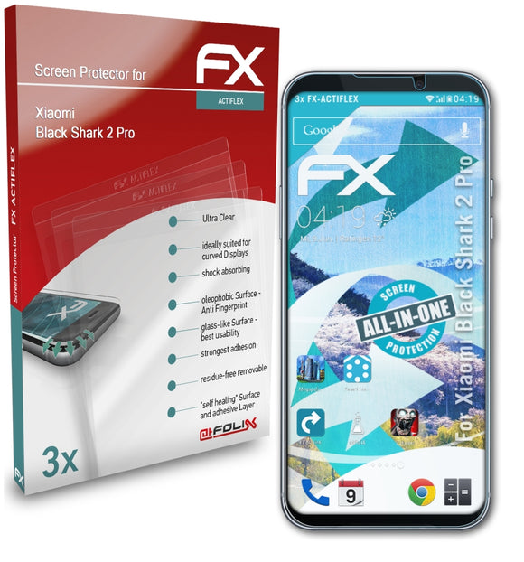 atFoliX FX-ActiFleX Displayschutzfolie für Xiaomi Black Shark 2 Pro