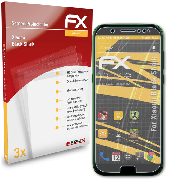 atFoliX FX-Antireflex Displayschutzfolie für Xiaomi Black Shark
