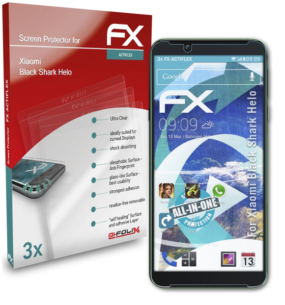 atFoliX FX-ActiFleX Displayschutzfolie für Xiaomi Black Shark Helo