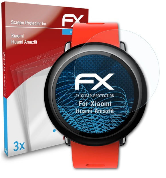atFoliX FX-Clear Schutzfolie für Xiaomi Huami Amazfit