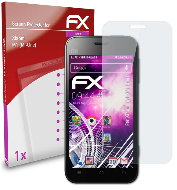 atFoliX FX-Hybrid-Glass Panzerglasfolie für Xiaomi M1 (Mi-One)
