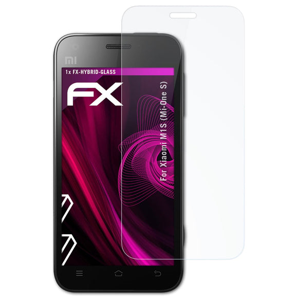 atFoliX FX-Hybrid-Glass Panzerglasfolie für Xiaomi M1S (Mi-One S)