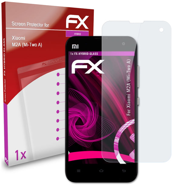 atFoliX FX-Hybrid-Glass Panzerglasfolie für Xiaomi M2A (Mi-Two A)