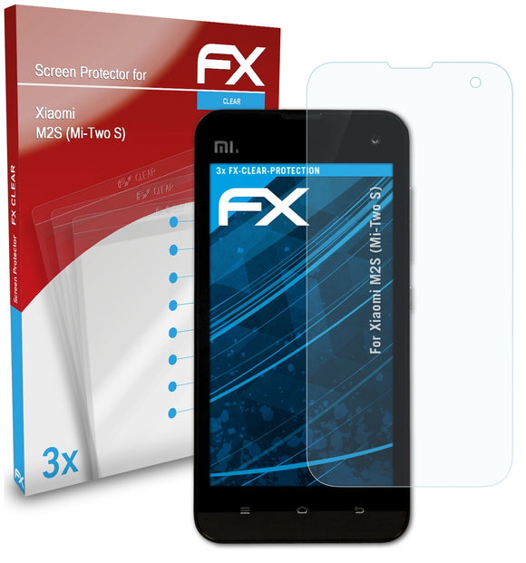 atFoliX FX-Clear Schutzfolie für Xiaomi M2S (Mi-Two S)