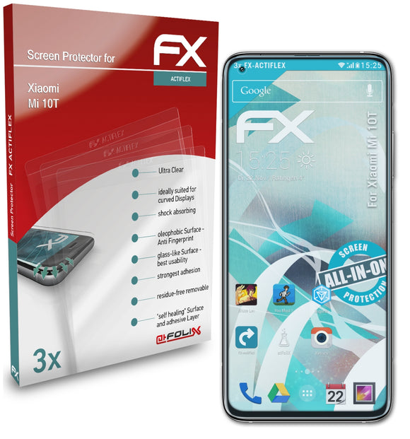 atFoliX FX-ActiFleX Displayschutzfolie für Xiaomi Mi 10T