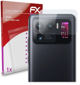 atFoliX FX-Hybrid-Glass Panzerglasfolie für Xiaomi Mi 11 Ultra (Lens)