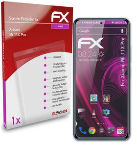 atFoliX FX-Hybrid-Glass Panzerglasfolie für Xiaomi Mi 11X Pro