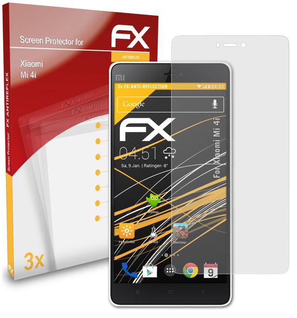 atFoliX FX-Antireflex Displayschutzfolie für Xiaomi Mi 4i