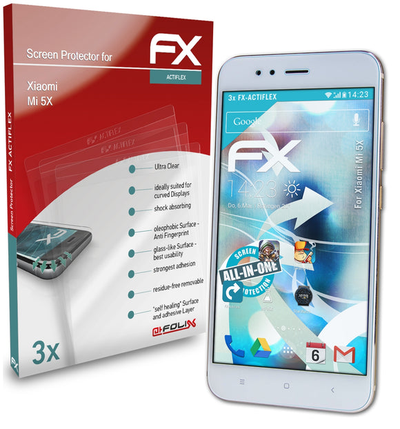 atFoliX FX-ActiFleX Displayschutzfolie für Xiaomi Mi 5X