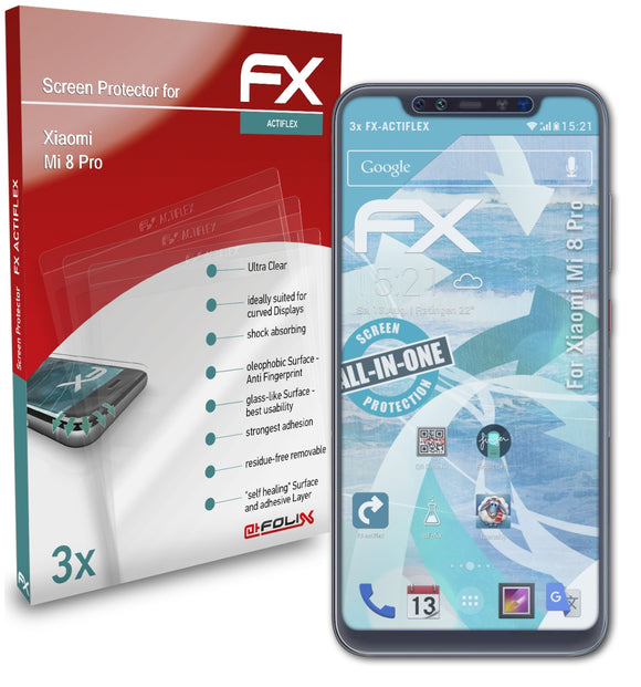 atFoliX FX-ActiFleX Displayschutzfolie für Xiaomi Mi 8 Pro