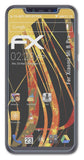 Panzerfolie atFoliX kompatibel mit Xiaomi Mi 8 Pro, entspiegelnde und stoßdämpfende FX (3X)