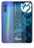 Schutzfolie Bruni kompatibel mit Xiaomi Mi 9, glasklare (2X)