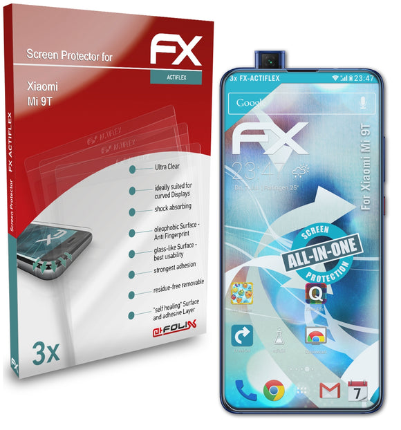 atFoliX FX-ActiFleX Displayschutzfolie für Xiaomi Mi 9T