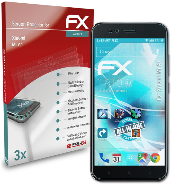 atFoliX FX-ActiFleX Displayschutzfolie für Xiaomi Mi A1