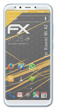 Panzerfolie atFoliX kompatibel mit Xiaomi Mi A2, entspiegelnde und stoßdämpfende FX (3X)