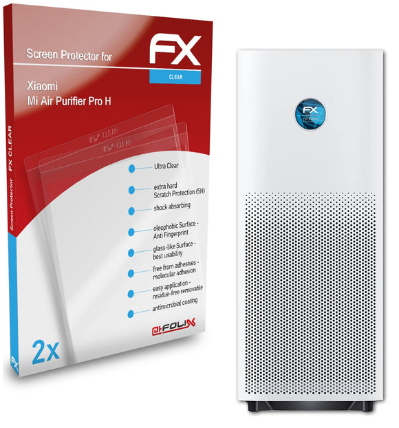 atFoliX FX-Clear Schutzfolie für Xiaomi Mi Air Purifier Pro H