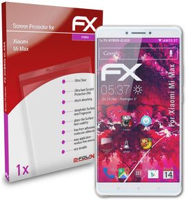 atFoliX FX-Hybrid-Glass Panzerglasfolie für Xiaomi Mi Max