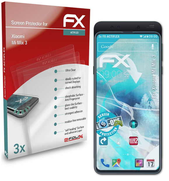 atFoliX FX-ActiFleX Displayschutzfolie für Xiaomi Mi Mix 3