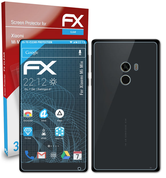 atFoliX FX-Clear Schutzfolie für Xiaomi Mi Mix