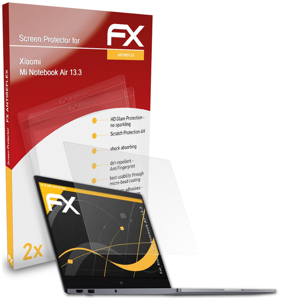 atFoliX FX-Antireflex Displayschutzfolie für Xiaomi Mi Notebook Air 13.3