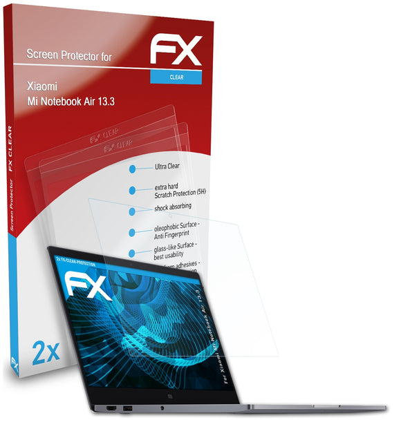 atFoliX FX-Clear Schutzfolie für Xiaomi Mi Notebook Air 13.3