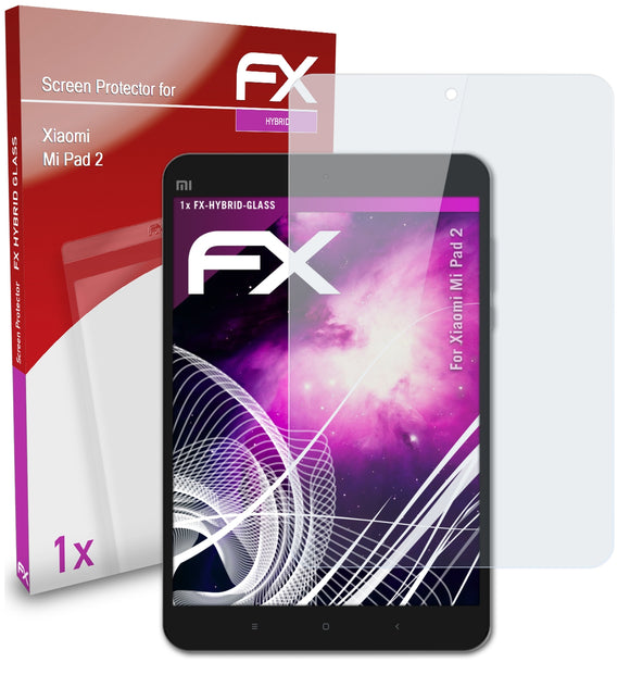 atFoliX FX-Hybrid-Glass Panzerglasfolie für Xiaomi Mi Pad 2