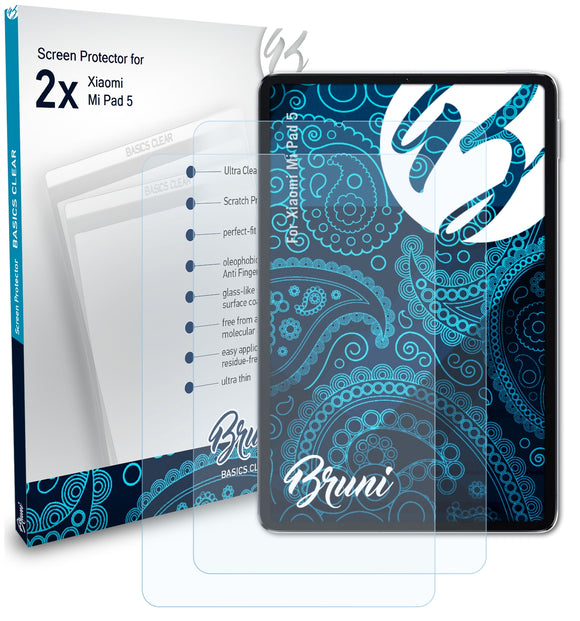 Bruni Basics-Clear Displayschutzfolie für Xiaomi Mi Pad 5