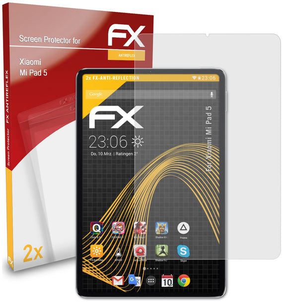 atFoliX FX-Antireflex Displayschutzfolie für Xiaomi Mi Pad 5