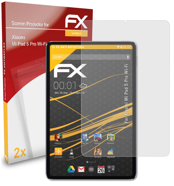 atFoliX FX-Antireflex Displayschutzfolie für Xiaomi Mi Pad 5 Pro Wi-Fi